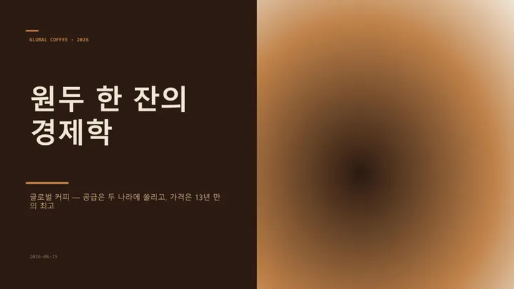 스플릿스크린 (글로벌 커피 시장) 표지 미리보기