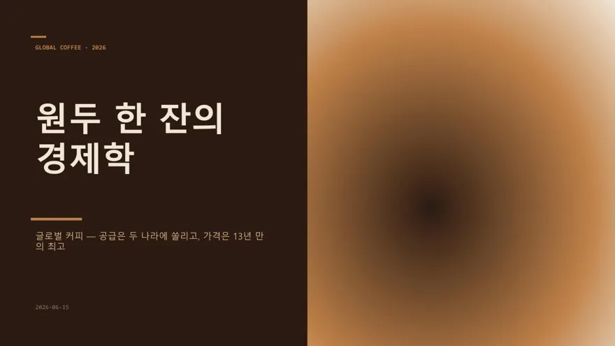 스플릿스크린 (글로벌 커피 시장) 표지