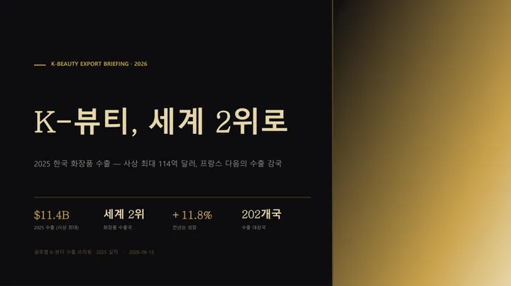 다크 럭셔리 (K-뷰티 수출 브리핑) 표지 미리보기